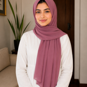 Plain chiffon - pearly purple