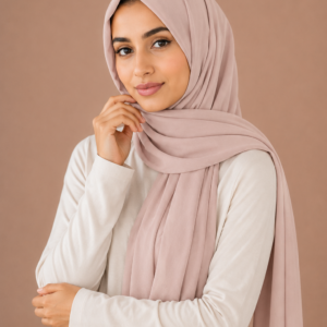 Plain chiffon - dusty pink beige