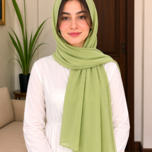 Plain chiffon - pistachio